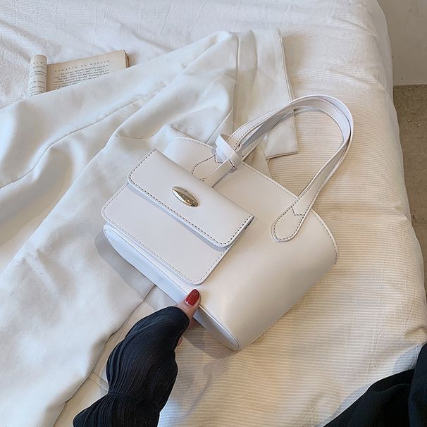 Borsa piccola portatile moda estiva Borsa da donna nuova semplice e casual con trama di nicchia Borsa per ascella suocera_voghion.com