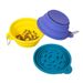 Shenzhen Factory Custom Pet Folding With Suction Cup Silicone Anti-Choke Slow Feeder Bowl_voghion.com