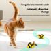 Pet Electric Smart Meow Toy Large Teasing With Feathers Cat Self Fun Run Sports Car_voghion.com