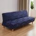 Funda de sofá de terciopelo jacquard de alta calidad y elegante, con protección total para sofás sin brazos (azul marino, gris y café)_voghion.com