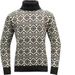 Retro Fair Isle Rollkragenpullover für Herren – Übergroßer Strickpullover mit geometrischen Mustern_voghion.com