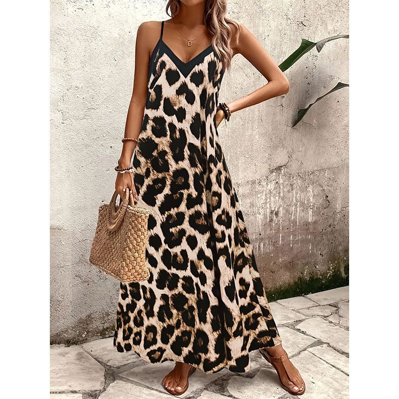 Sleeveless Casual New Women's Leopard Print Camisole_voghion.com