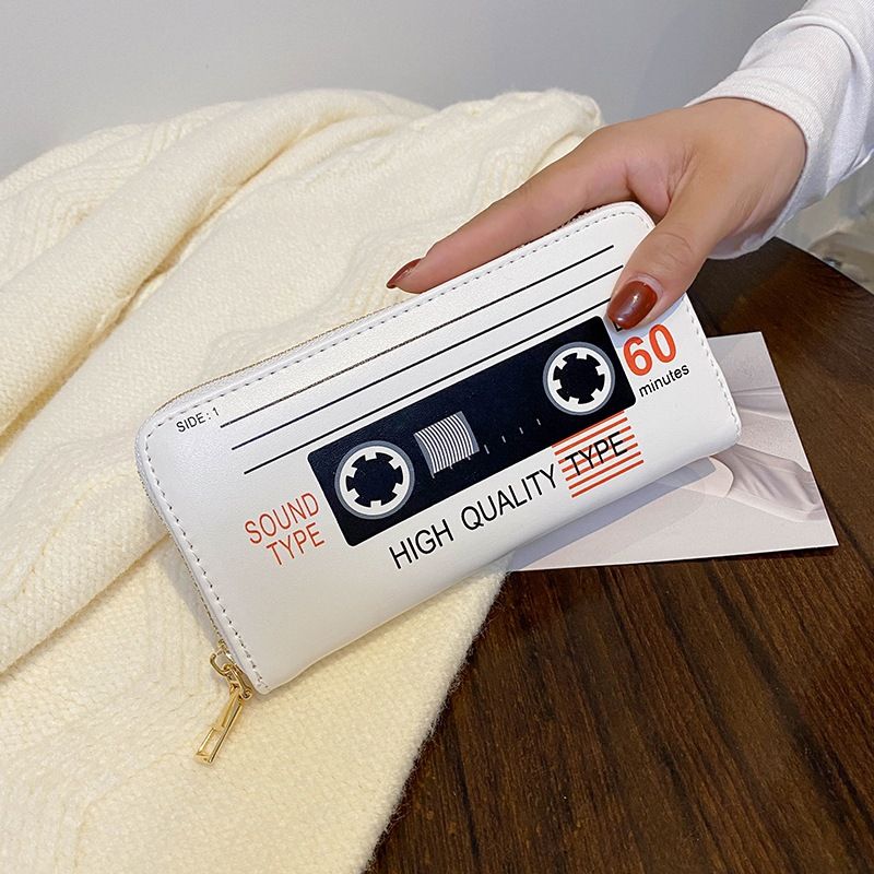 Nuovo 2024 Spray Recorder Borsa stampata creativa Piccola borsa per carte con portafoglio Fresh Zero_voghion.com