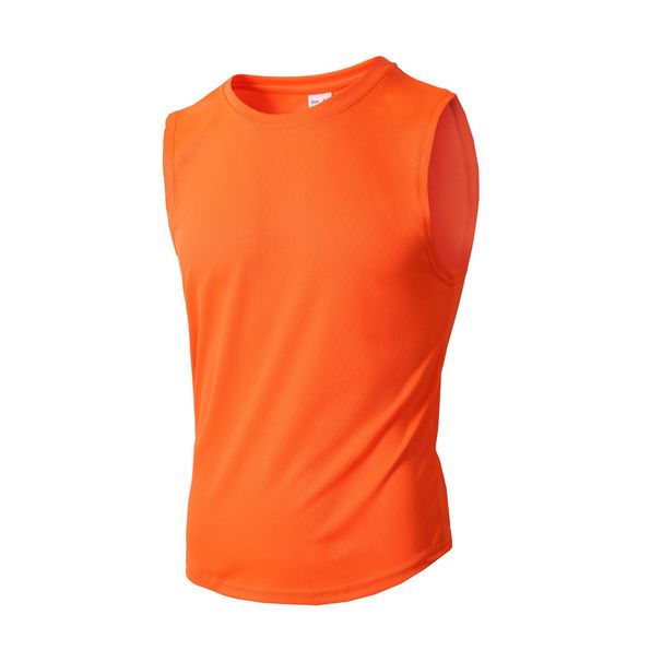 Herenkleding Zomer Gebreid Mesh Fitness Sport Slim Vest Heren I-vormig Vest met Brede Schouders_voghion.com