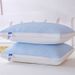 Knitted Soft Pillows For Sleeping, Support Bed Pillows, Fluffy Down Alternative Pillow 1PC_voghion.com