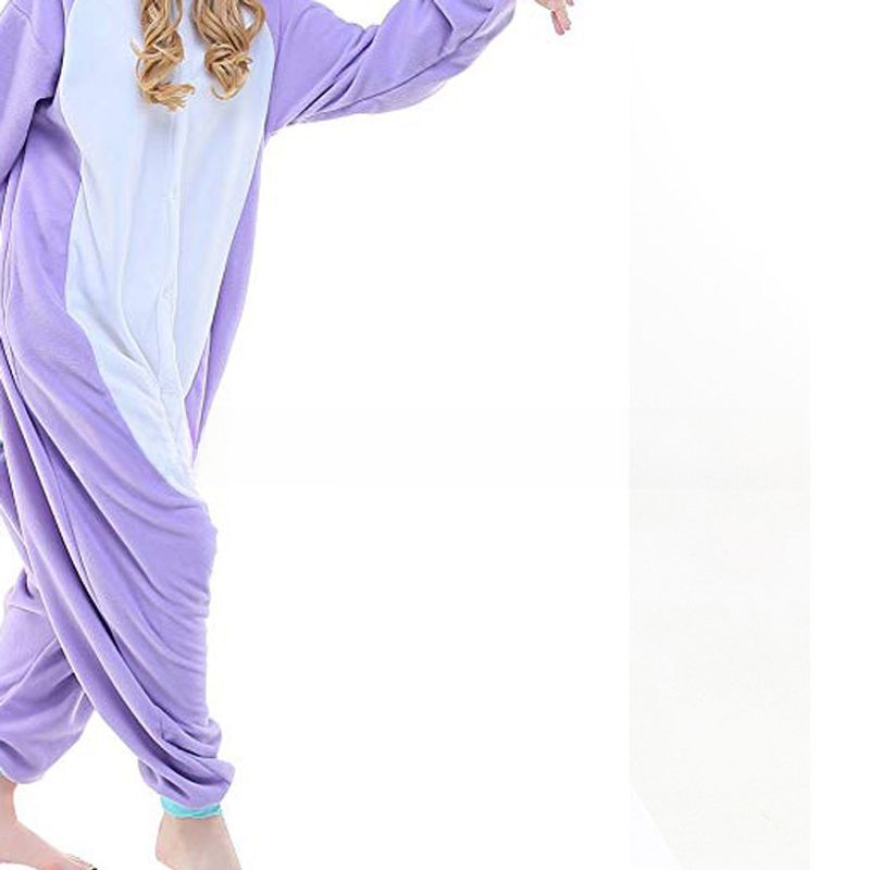 16 Polar fleece Totoro Tianma Owl Brown Monkey Black Penguin Turtle Cartoon One-piece Pajamas Autumn and Winter Thick Home_voghion.com