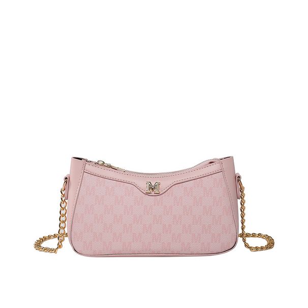 Borsa a tracolla elegante con stampa di lettere, semplice e alla moda, con tracolla a tracolla, nuova trama estiva 2025_voghion.com