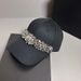 Black Hat, Women's Rhinestone Baseball Small Face, Solid Colour Hard Top Hat_voghion.com