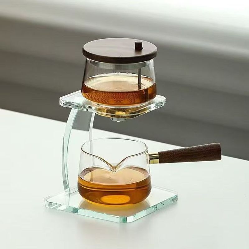 Neue Art Remote Mountain Glas Automatische Kung Fu Set Home High-End Luxus Lazy Tea Brewing Artefakt Teekanne_voghion.com