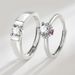 New Couple Wedding Props Moissanite Rings Adjustable Simple Jewelry For Men And Women_voghion.com