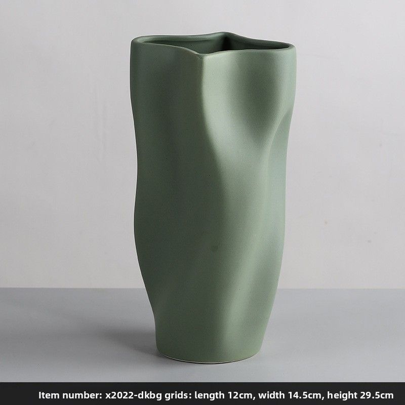 Vaso in ceramica di lusso Morandi - Design idroponico di nicchia per composizioni floreali fresche
_voghion.com