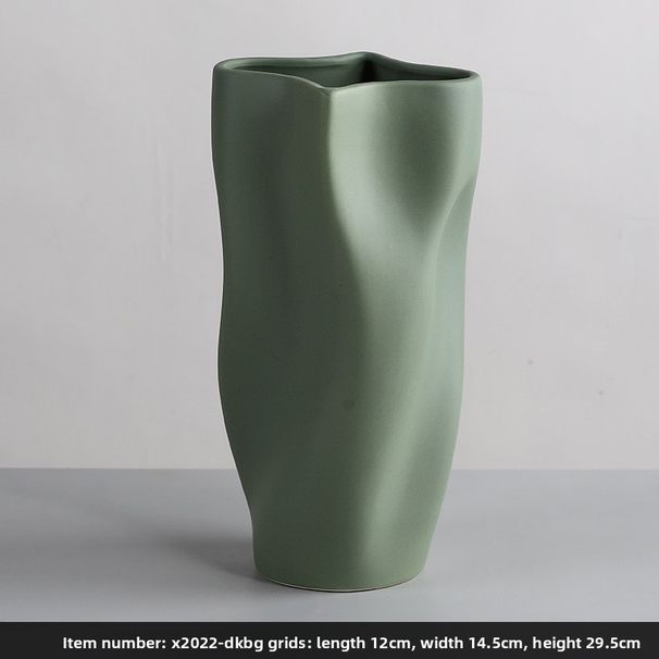 Vaso in ceramica di lusso Morandi - Design idroponico di nicchia per composizioni floreali fresche
_voghion.com