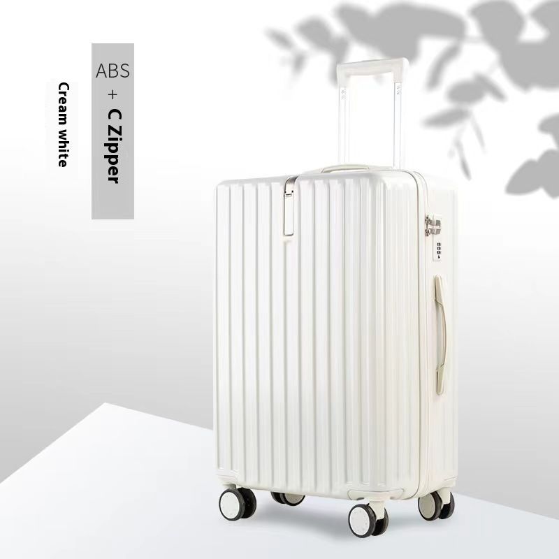 Valise à roulettes résistante à l'usure 2024 pour femme Valise d'embarquement ultra-légère pour étudiant masculin Valise à glissière multi-roues_voghion.com