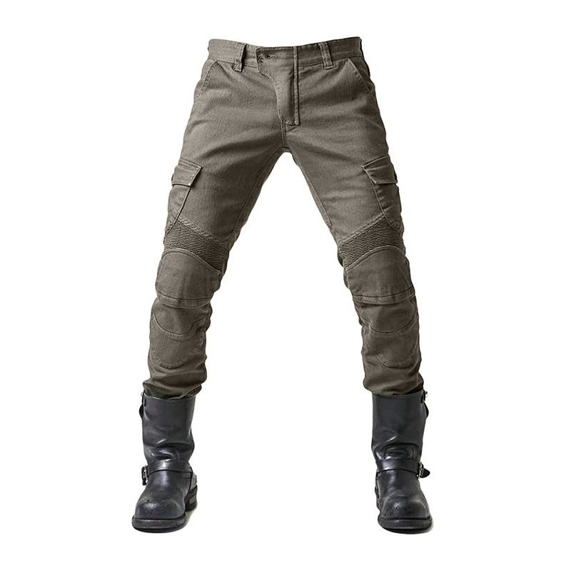 Abbigliamento da uomo, jeans da ciclismo, moto, protezione anticaduta, traspirante, resistente all'usura, tute quattro stagioni_voghion.com