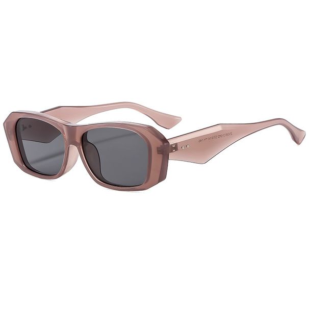 Sunglasses rectangular small frame irregular sunglasses glasses_voghion.com