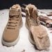 Autumn And Winter Add Cashmere Warm Cotton Shoes Leisure Sports Men's Shoes Non-slip Snow Boots_voghion.com