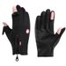 men and women's outdoor cycling warm flip windproof fleece mountaineering non slip sports autumn and winter touch screen gloves_voghion.com