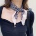 2024 Sprig Autum Cotto ad  Small Square Art Versatile Protectio Letter Triagle Scarf Hair Strap Neck_voghion.com