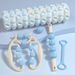 Rullo di schiuma dimagrante, artefatto, morsetto circolare massaggiatore, bastone per massaggio a denti di lupo, attrezzatura per modellare le gambe, colonna per yoga e fitness_voghion.com