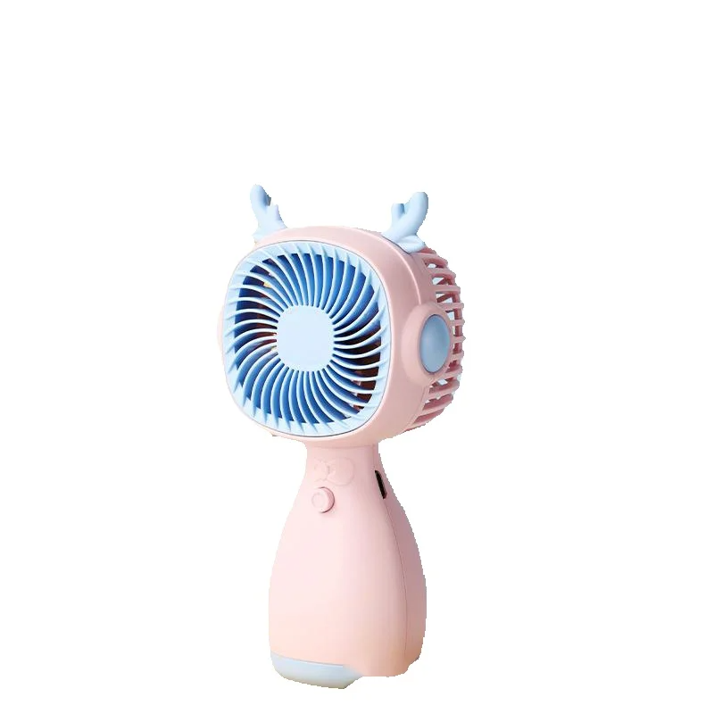 New Handheld Small Portable USB Rechargeable Cartoon Mini Pocket Fan Gift Print_voghion.com