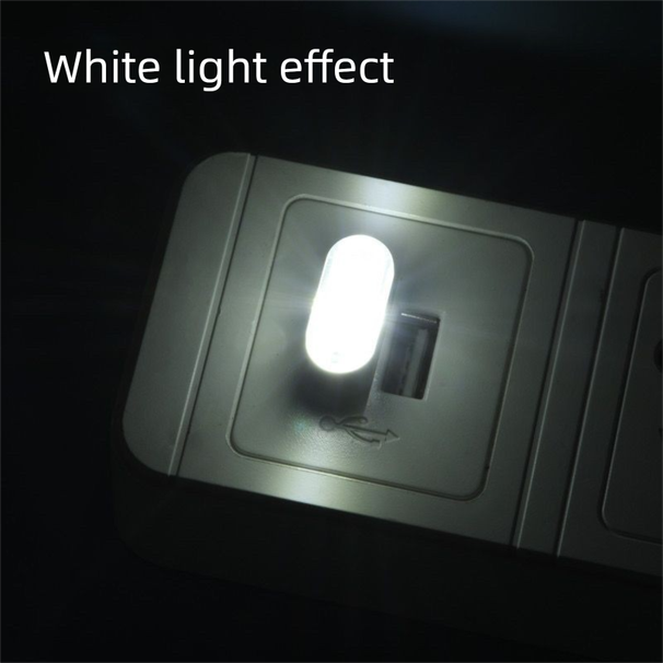 Mini luce notturna colorata USB per auto_voghion.com