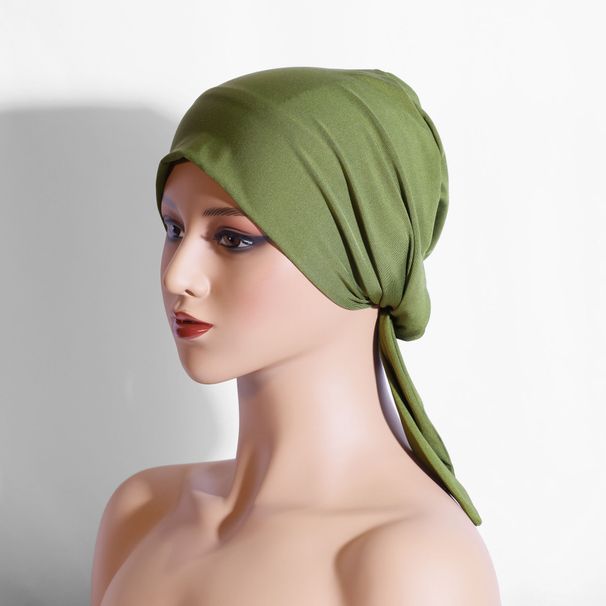 Muslimisches Kopftuch – Gebogenes Zwei-Schwanz-Design, einfarbig, leicht und bequem (atmungsaktives Gewebe, verstellbare Passform, perfekt für den täglichen Gebrauch)_voghion.com