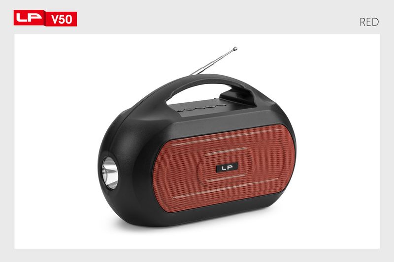 LP-V50 new wireless Bluetooth speaker solar panel charging flashlight radio subwoofer_voghion.com