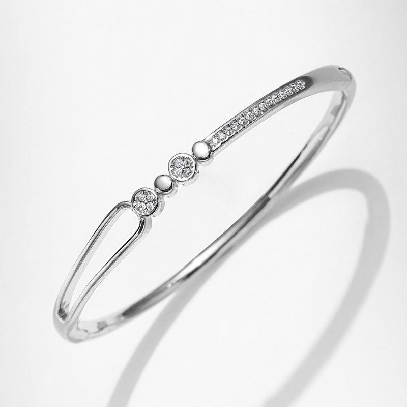Classic Temperament Fortune Bracelet Micro inlaid Zircon Open Bracelet Jewelry for Women_voghion.com