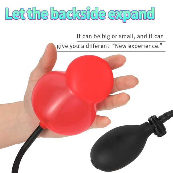 Plug anale in lattice Massaggio prostatico Giocattoli sessuali per principianti Iatable Maschio Dispositivo di inserimento dell'ano Butt Plug Dilatatore Sou_voghion.com