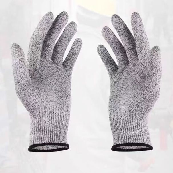 Schnittfeste Handschuhe der Stufe 5 – HPPE-verstärkt für die Sicherheit in Küche, Metzgerei und Industrie (rutschfest und hohe Haltbarkeit)_voghion.com