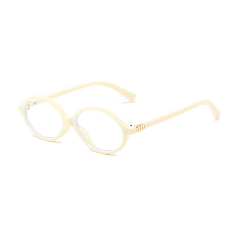 Eyewear Women's American Y2K Spice Girls Oval Small Frame Hawkbill Leopard Print Flat Lenses Pairable_voghion.com