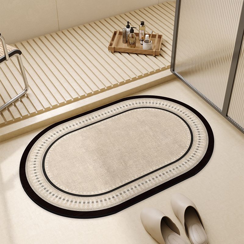 Alfombrillas de baño absorbentes de diatomeas, alfombrillas de entrada, alfombrillas de baño de secado rápido, antideslizantes y gruesas._voghion.com