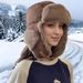 New Winer Suede Lei Feng Women, Thickened Ear Proecion Plush Ha, Windproof Warm For Riding And Skiing, Cold-Proof_voghion.com