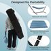 Portable Indoor Outdoor 2-Person Double Hammock Set With Stand And Carrying Cases_voghion.com