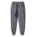 Men's Solid Color Casual Jogger Pants - High Street Retro Style Elastic Cuff Sweatpants For Urban Fashion (Multiple Colors & Sizes)_voghion.com