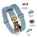 Free Custom PU Leather Dog Collar Engraved Dog Collars Adjustable Pet Buckle ID Necklace Durable For Small Medium Large Dogs Pug_voghion.com