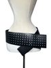 Ceinture ultra-large à rivets lourds faits à la main, accessoire de taille unique de niche_voghion.com