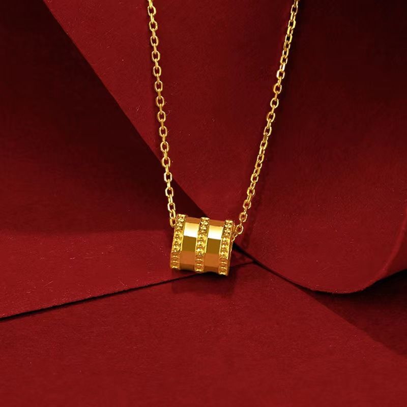 Kleine Mann Taille Halskette weibliche Netz rot Schlüsselbein Kette Auto Blume Anhänger koreanische Persönlichkeit einfache Temperament Schmuck Großhandel Versorgung_voghion.com