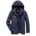 Cappotto imbottito imbottito in cotone da uomo Cappotto casual invernale sciolto da uomo con giacca imbottita multitasche con giacca imbottita invernale lunga_voghion.com