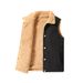 Men's Corduroy Vest With Fleece Lining – Retro Slim Fit Waistcoat For Casual Layering, Lightweight & Stylish (M-6xl)_voghion.com