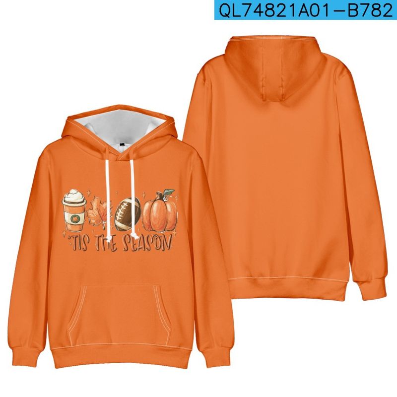 Sweat à capuche décontracté et ample avec impression numérique 3D créative pour femmes et hommes_voghion.com