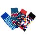 Herrensocken Herbst und Winter neue Socken Baumwolle geometrische Muster Socken lässige Mode in der Röhrenflut_voghion.com