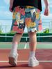 Unbeatable Quality New Men's Fitness Running Sports Basketball With Creative Cat Print Pattern Beach Shorts_voghion.com