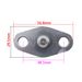 Car modification AN4 turbocharger supply oil pipe flange adapter suitable for T3 T4 T04E GT42_voghion.com