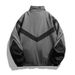2025 New Men's Autumn Jacket With Reflective Splicing Stand Up Collar Spring And Autumn Sports And Leisure Windproof Jacket_voghion.com