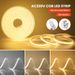 220V COB LED Streifen Lichter Flexible Licht Band Seil Lampe IP67 Wasserdicht UK Stecker_voghion.com