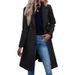 Eleganter langer Wollmantel für Damen – Zweireihiger Trenchcoat mit Gürtel und schmaler Passform, perfekt für Herbst und Winter_voghion.com