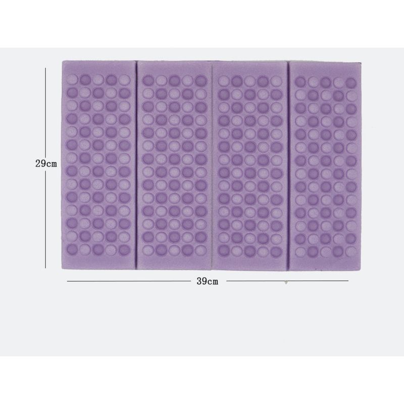 Waterproof Camping Mat - Lightweight Foldable Foam Pad For Picnics & Hiking | Moisture-Proof Ground Cover With Carry Strap (48"x24", 0.8lb)_voghion.com