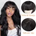 Parrucca di capelli umani Body Wave con frangia per donne 180 densità Remy capelli indiani parrucca completamente realizzata a macchina Body Wave con frangia_voghion.com