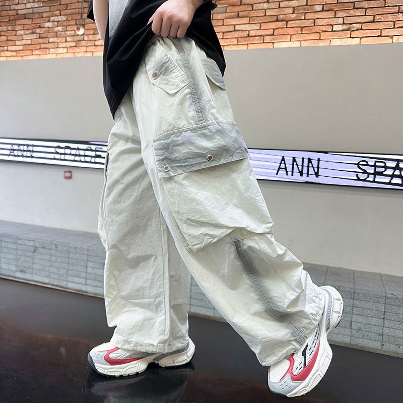 Pantaloni de vară anti-țânțari pentru băieți, model mediu-mare, subțiri, anti-exploziv, ticăloși, 2024_voghion.com